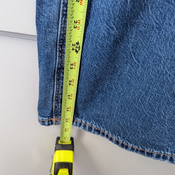 American Eagle Strigid Low Rise Ultra Wide Leg Jeans Size 4 Regular - Picture 14 of 15